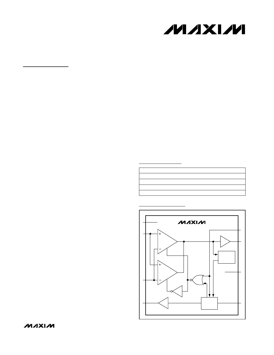 Rainbow Electronics MAX977 User Manual | 16 pages