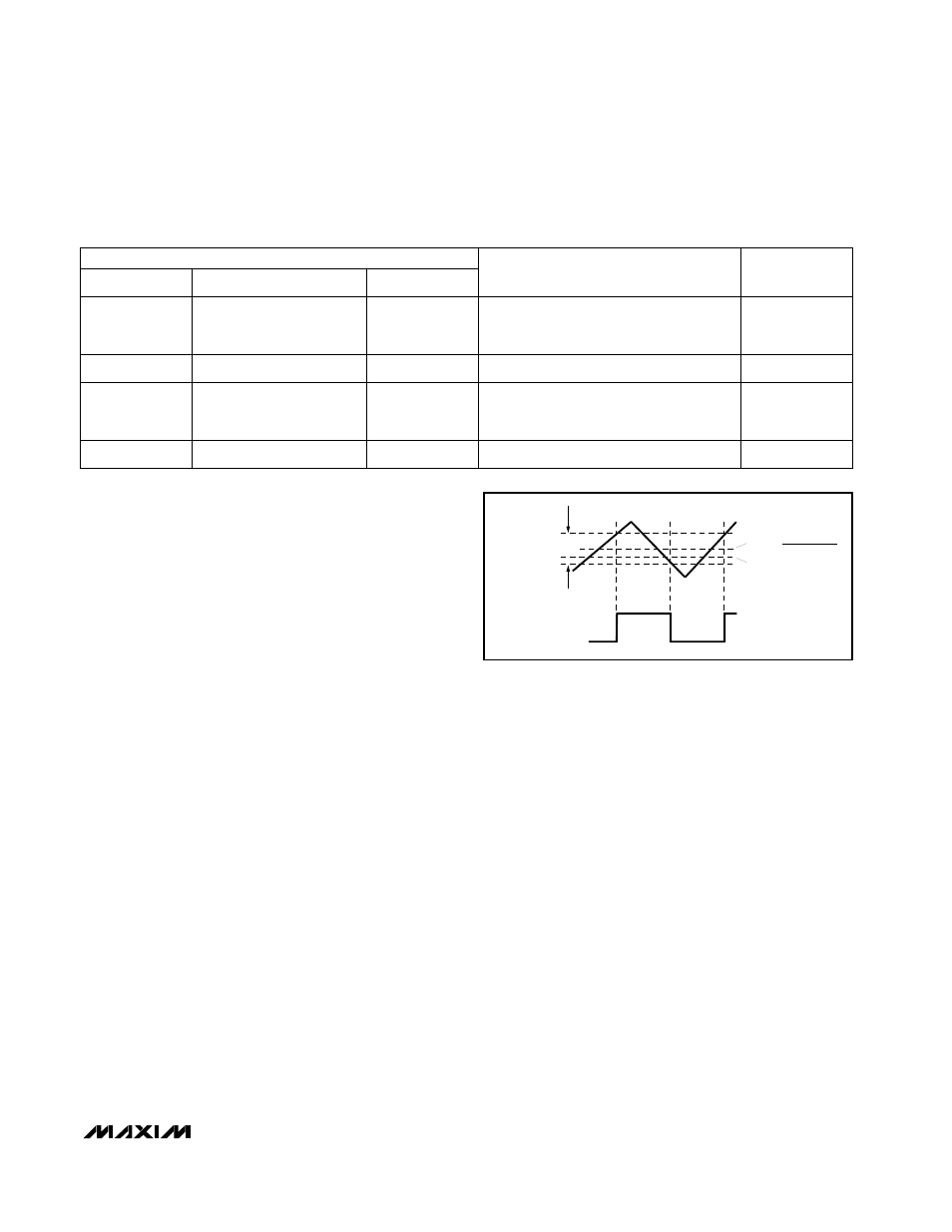 Detailed description, Table 1. programming, Hysteresis (high-speed mode only) | Auto-standby mode | Rainbow Electronics MAX977 User Manual | Page 11 / 16
