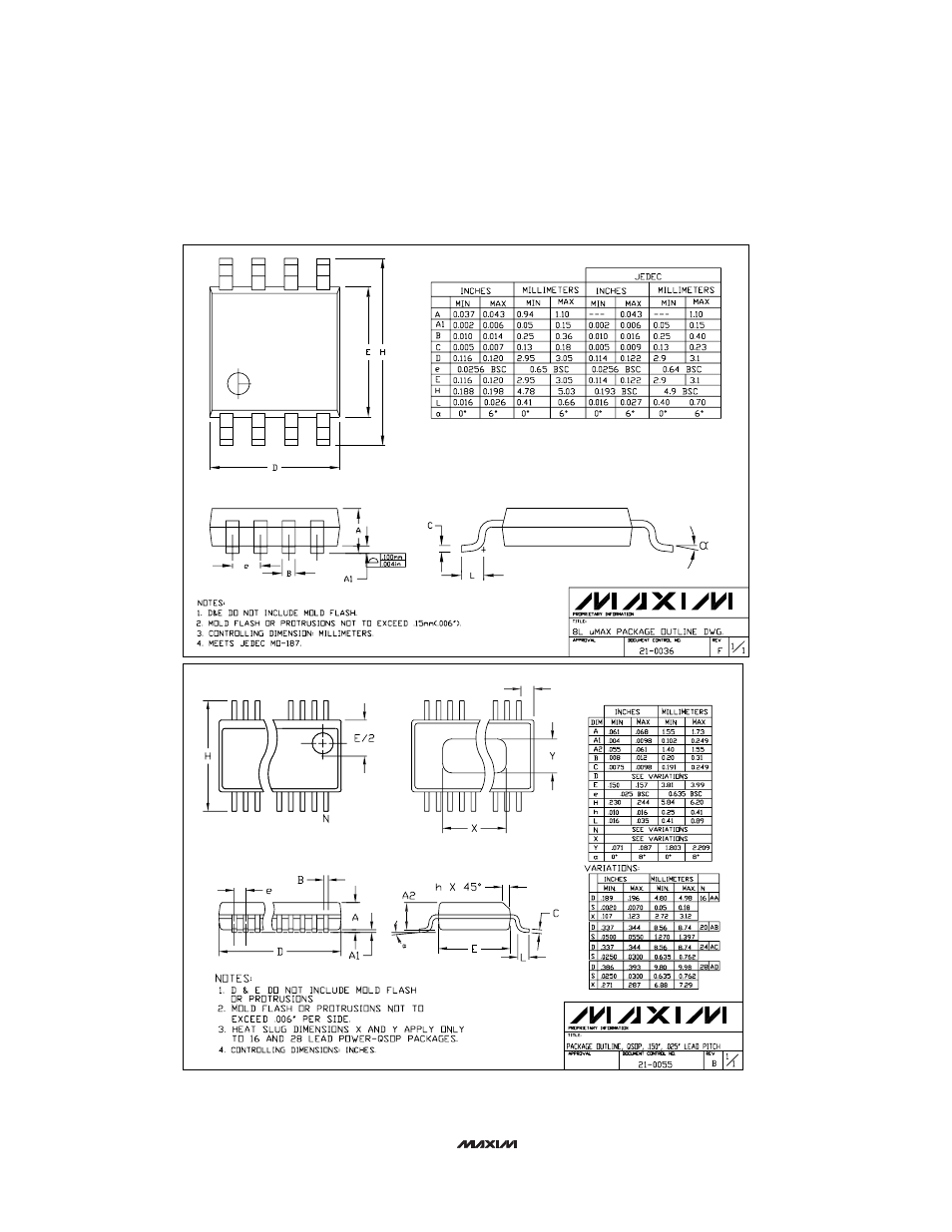 Package information | Rainbow Electronics MAX977 User Manual | Page 16 / 16