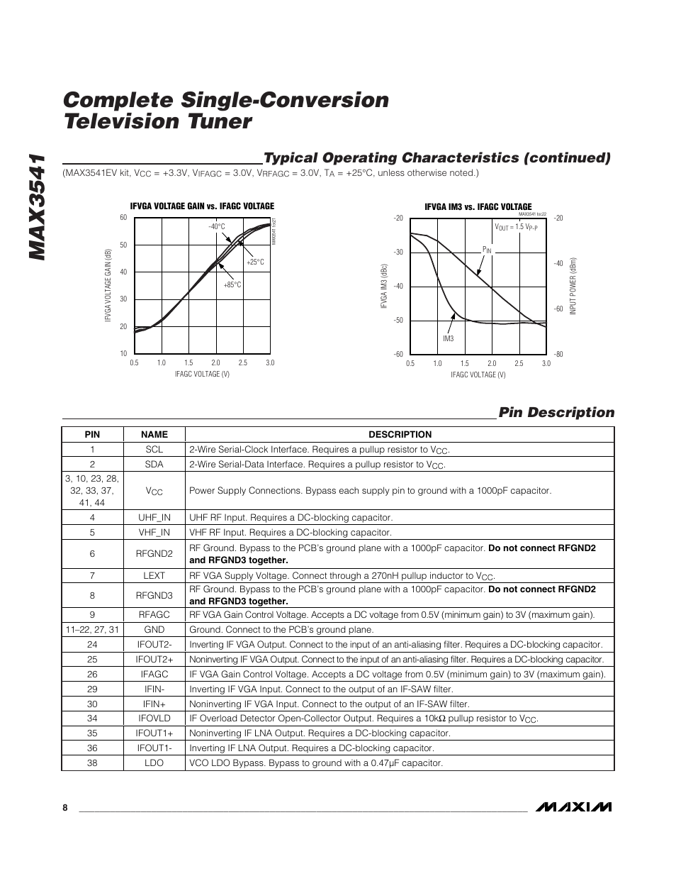 Rainbow Electronics MAX3541 User Manual | Page 8 / 20