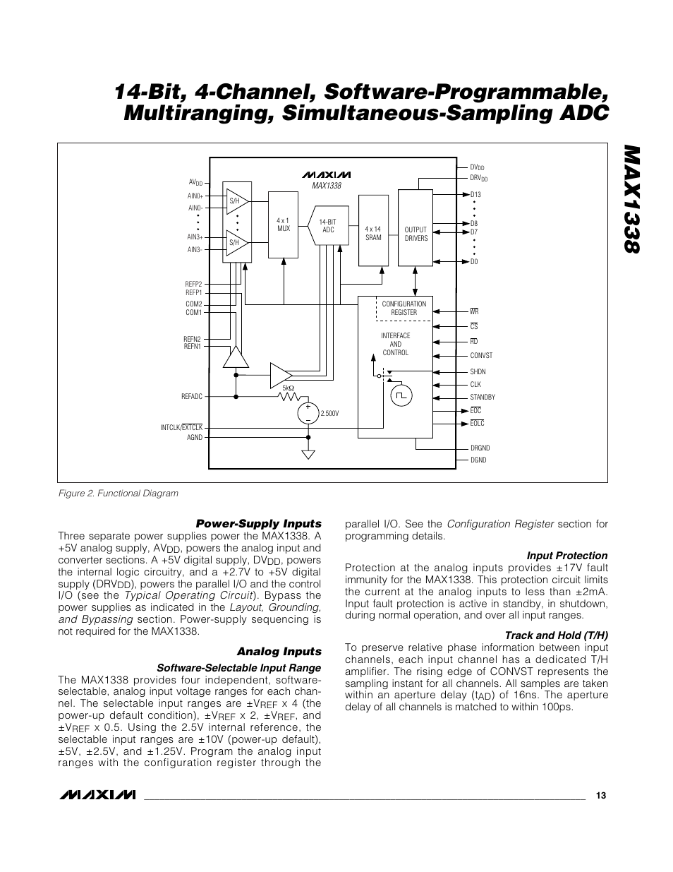 Rainbow Electronics MAX1338 User Manual | Page 13 / 24