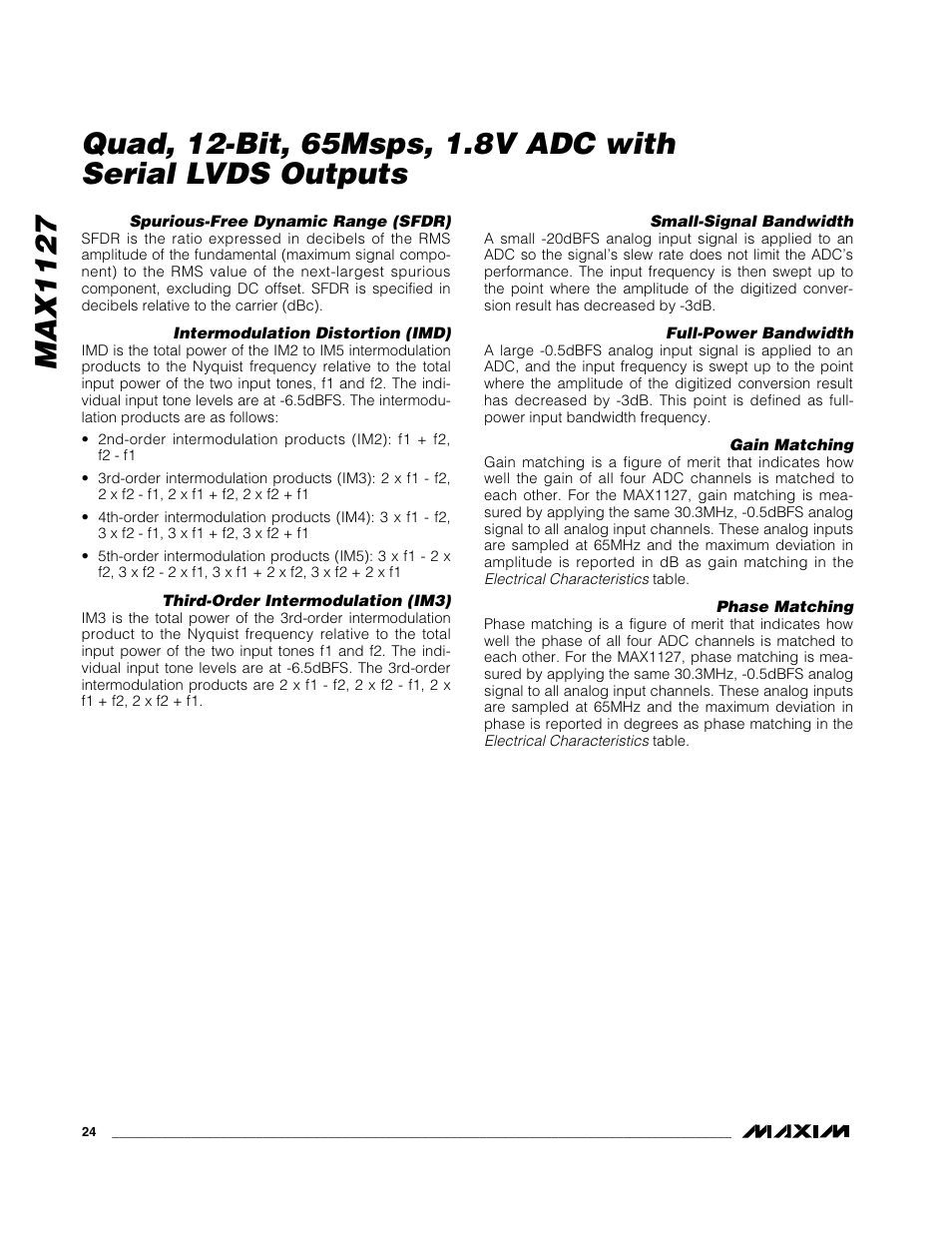 Rainbow Electronics MAX1127 User Manual | Page 24 / 25