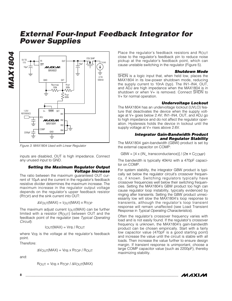 Rainbow Electronics MAX1804 User Manual | Page 8 / 11