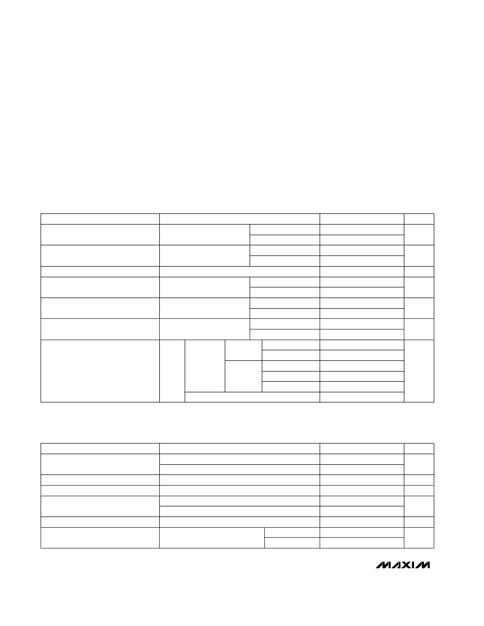 Electrical characteristics | Rainbow Electronics MAX871 User Manual | Page 2 / 8