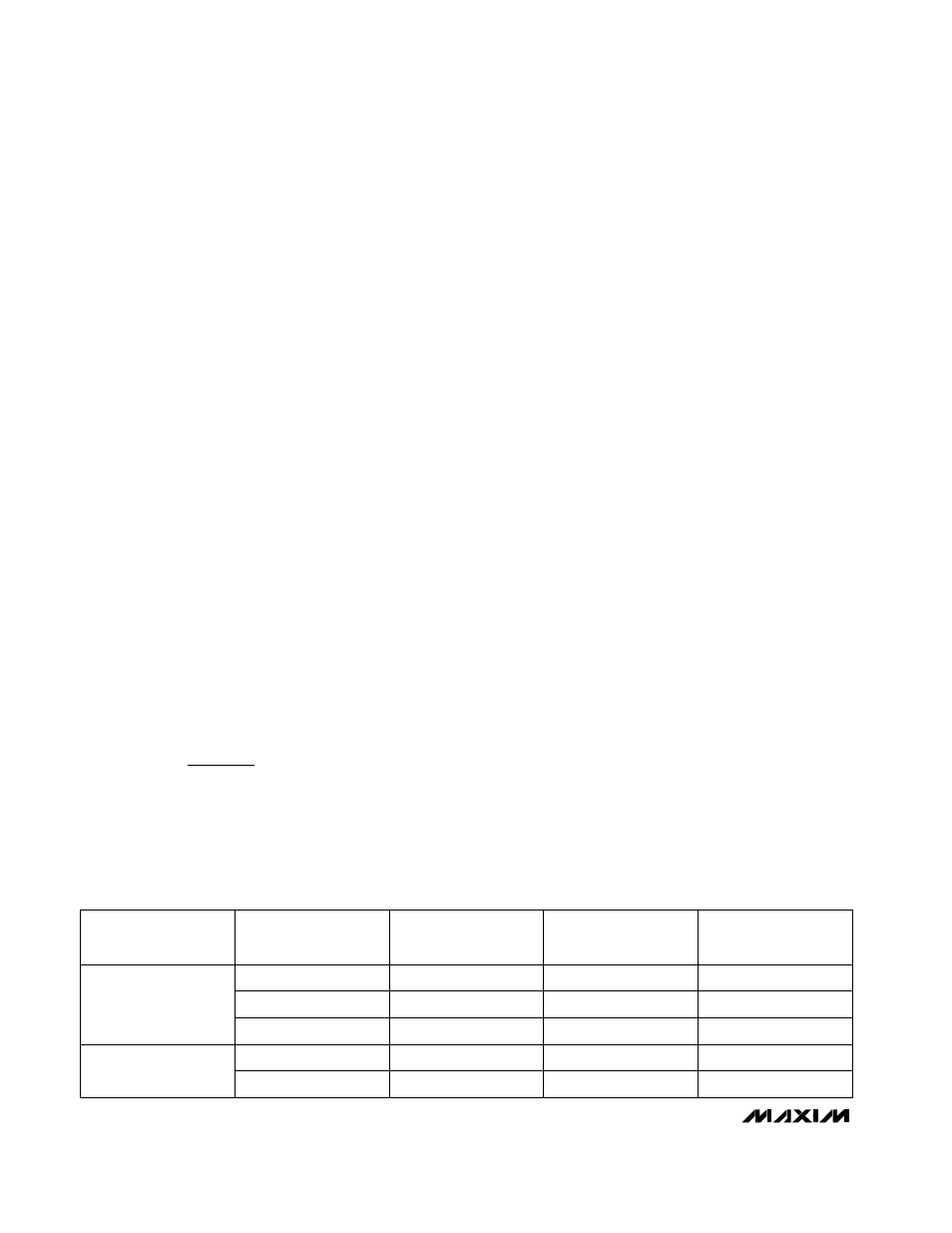 Applications information, Table 1. low-esr capacitor manufacturers | Rainbow Electronics MAX871 User Manual | Page 6 / 8