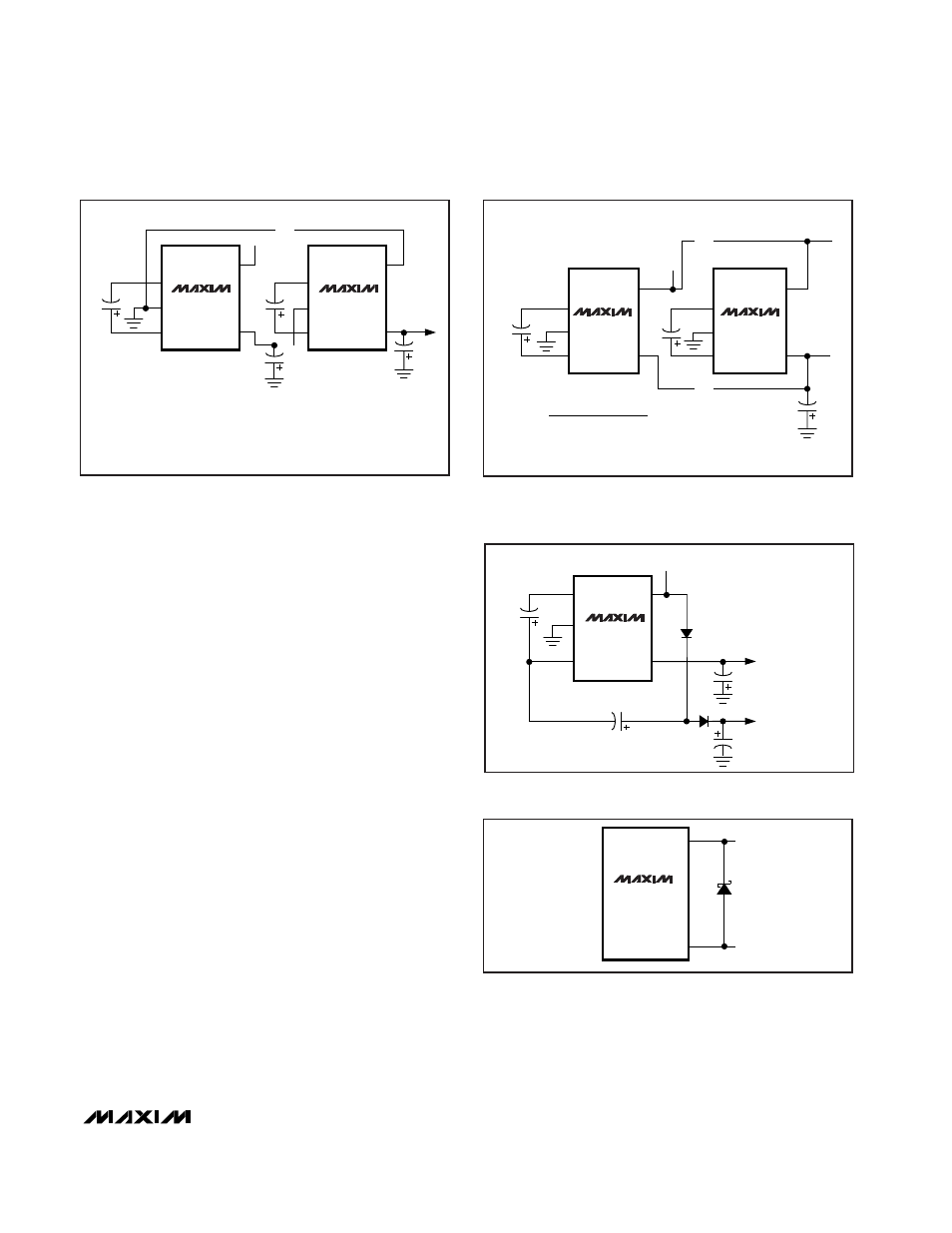 Heavy output current loads, Layout and grounding | Rainbow Electronics MAX871 User Manual | Page 7 / 8