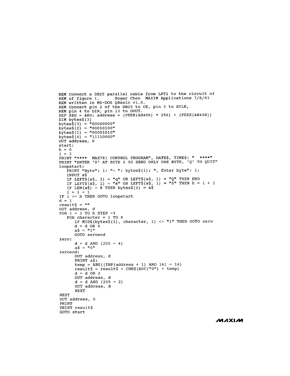 Max781 pda/hand-held computer power controller | Rainbow Electronics MAX781 User Manual | Page 22 / 24
