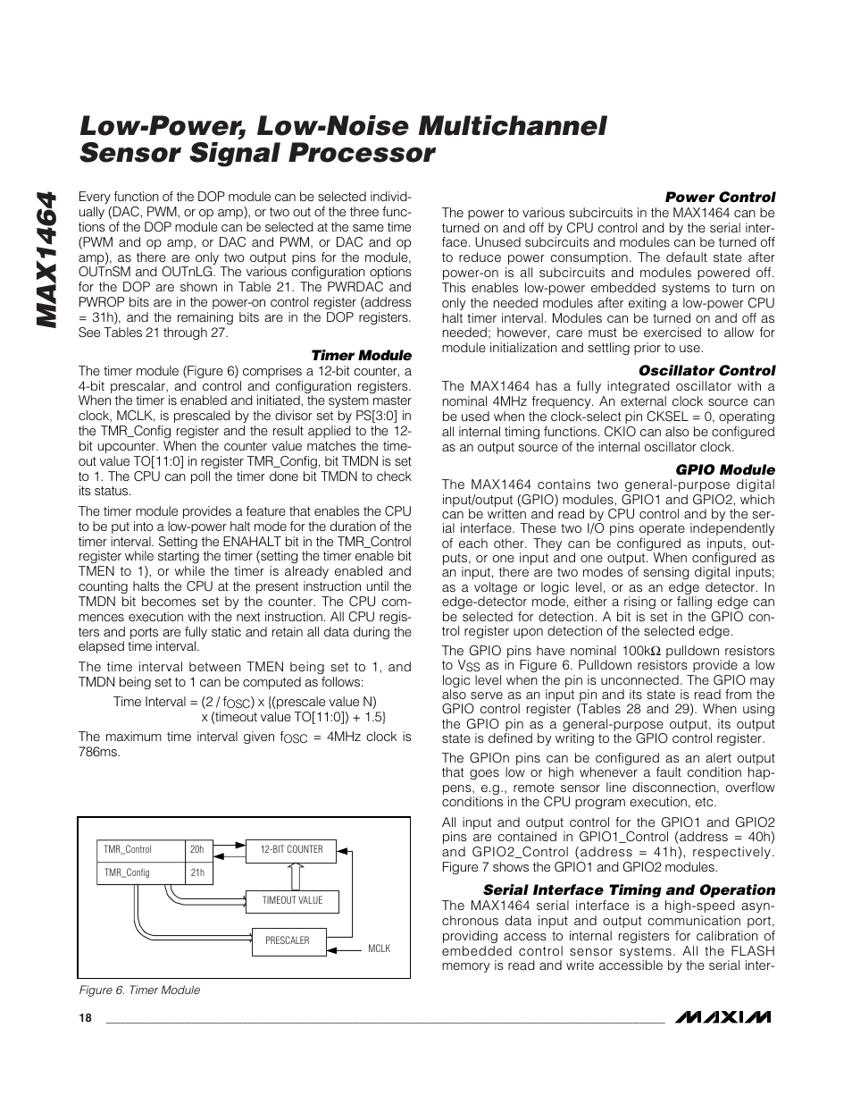 Rainbow Electronics MAX1464 User Manual | Page 18 / 47