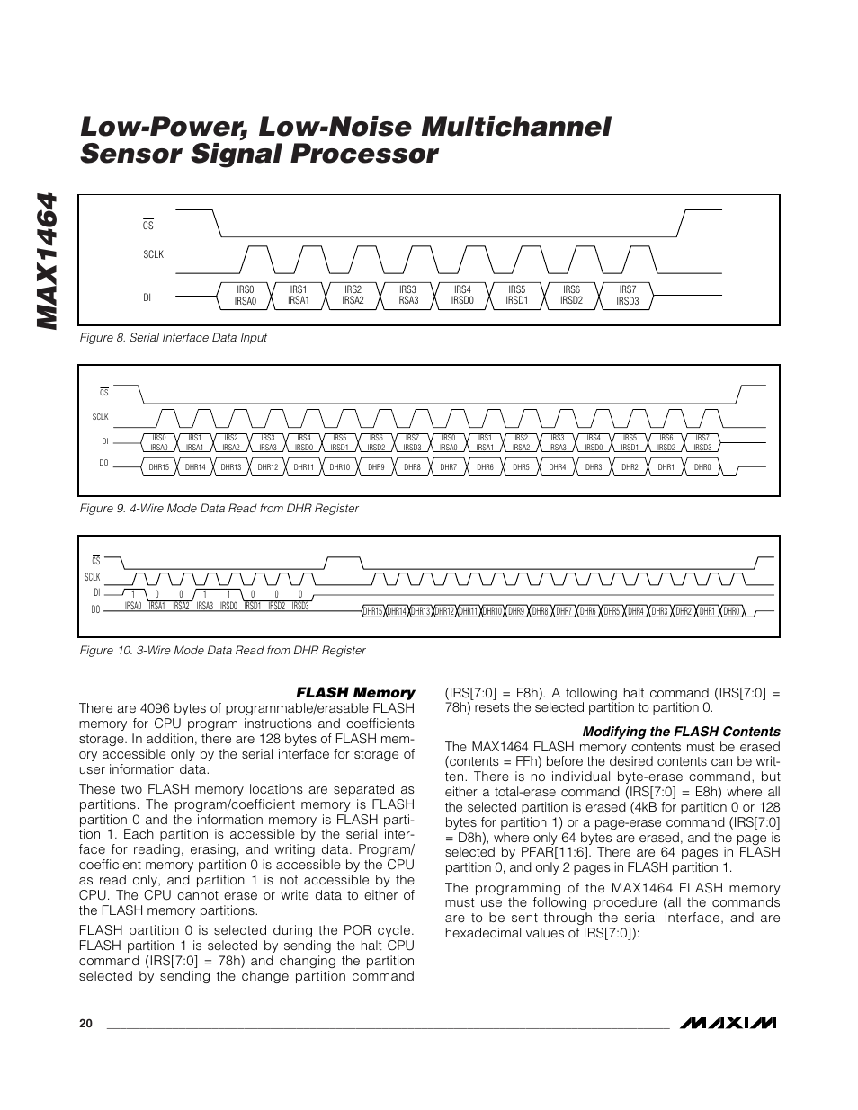 Rainbow Electronics MAX1464 User Manual | Page 20 / 47