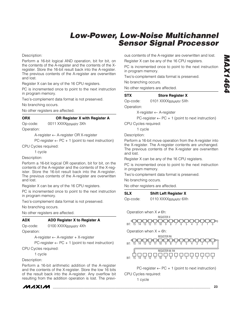 Rainbow Electronics MAX1464 User Manual | Page 23 / 47