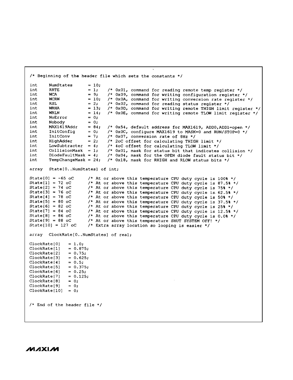 Rainbow Electronics MAX1619 User Manual | Page 17 / 20