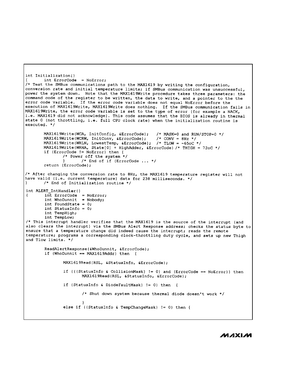 Rainbow Electronics MAX1619 User Manual | Page 18 / 20