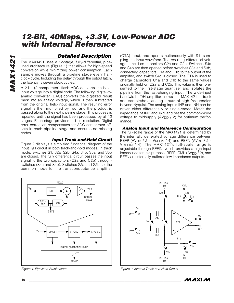 Detailed description | Rainbow Electronics MAX1421 User Manual | Page 10 / 17