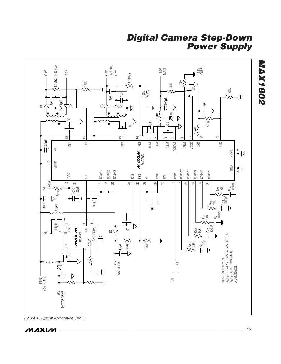 Max1802 digital camera step-down power supply | Rainbow Electronics MAX1802 User Manual | Page 15 / 28