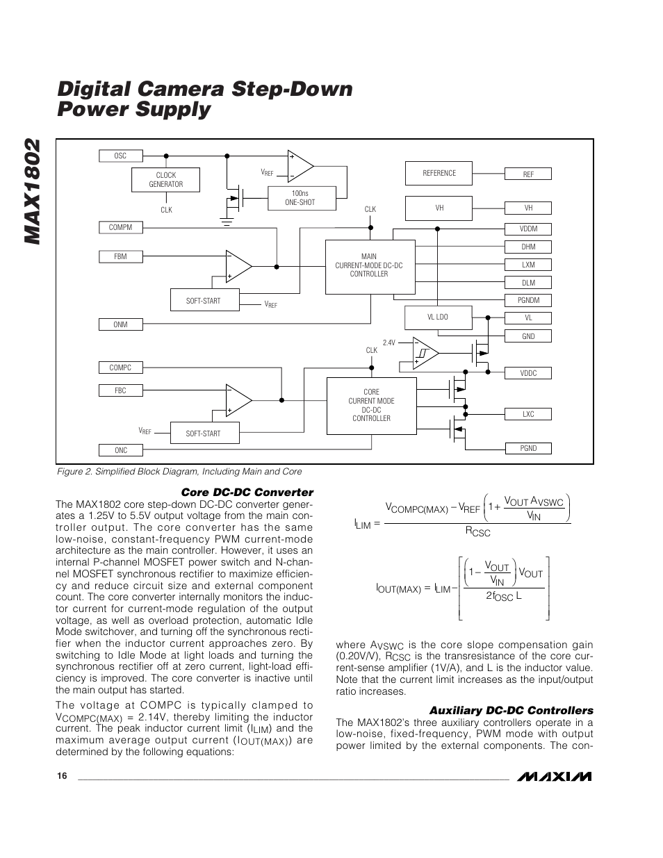 Max1802 digital camera step-down power supply | Rainbow Electronics MAX1802 User Manual | Page 16 / 28
