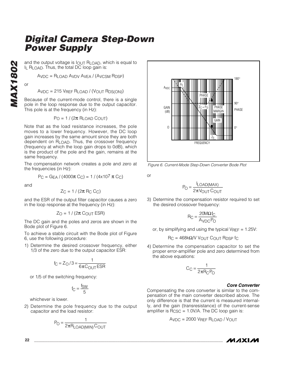 Max1802 digital camera step-down power supply | Rainbow Electronics MAX1802 User Manual | Page 22 / 28