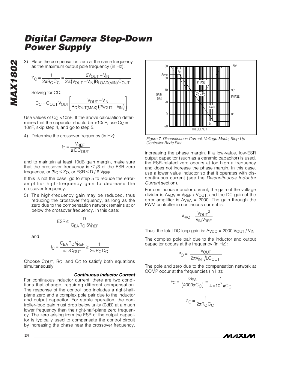 Max1802 digital camera step-down power supply | Rainbow Electronics MAX1802 User Manual | Page 24 / 28