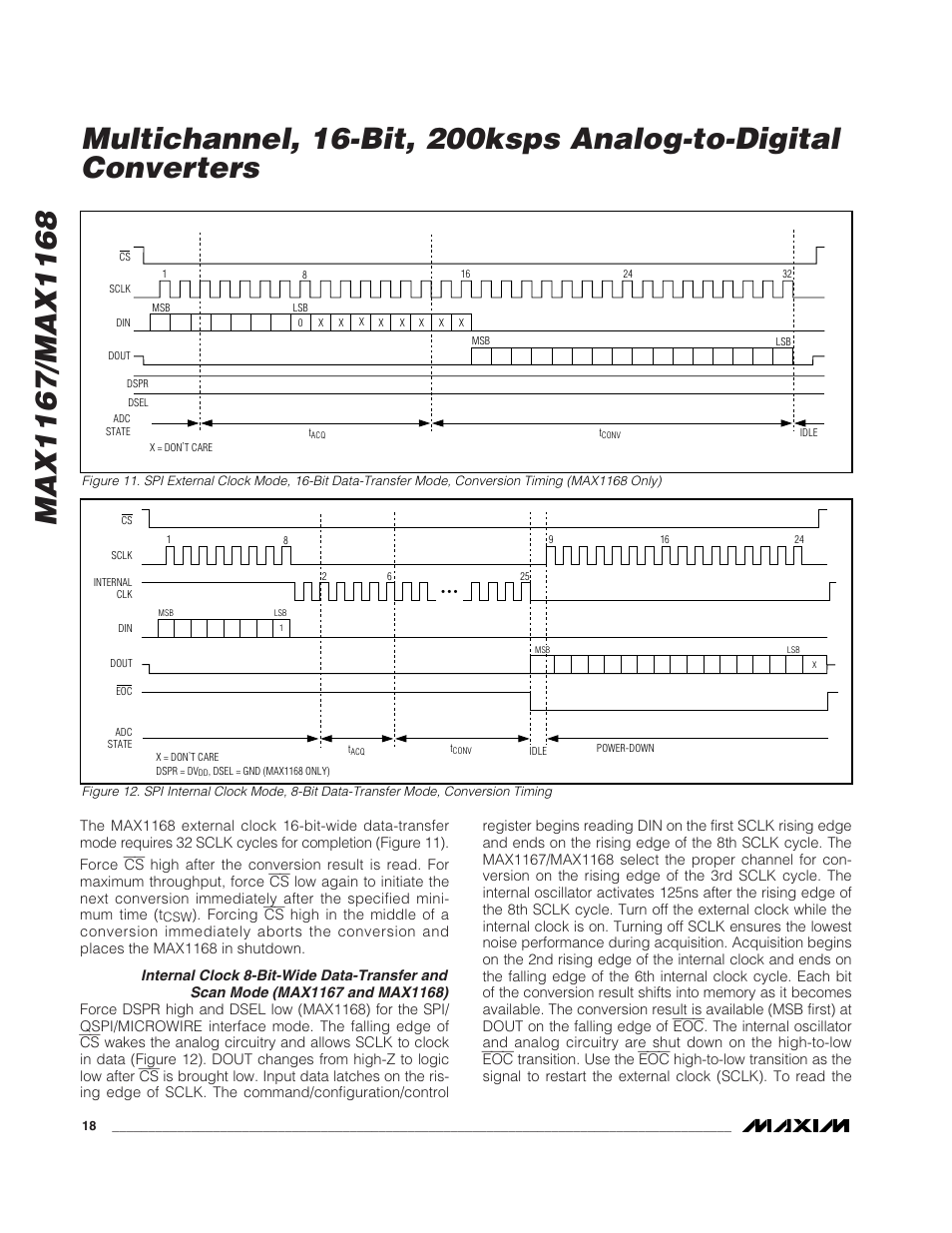Rainbow Electronics MAX1168 User Manual | Page 18 / 30