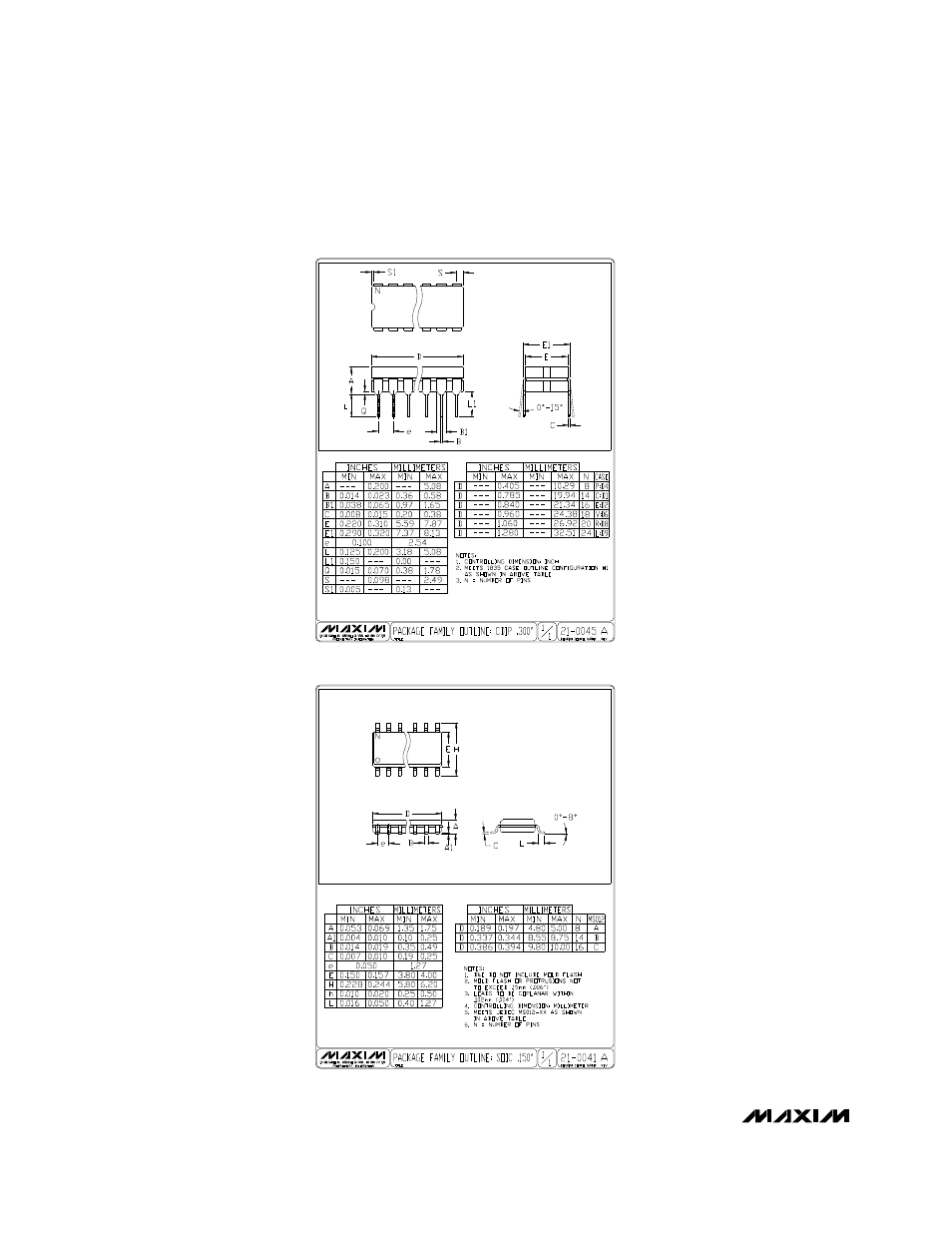 Package information | Rainbow Electronics MAX861 User Manual | Page 10 / 12