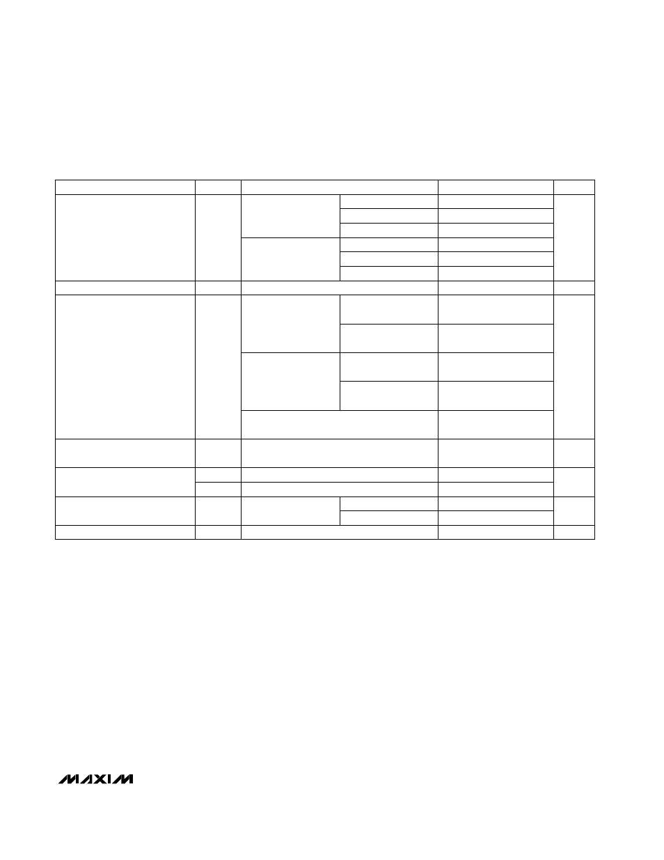 Electrical characteristics (continued) | Rainbow Electronics MAX861 User Manual | Page 3 / 12