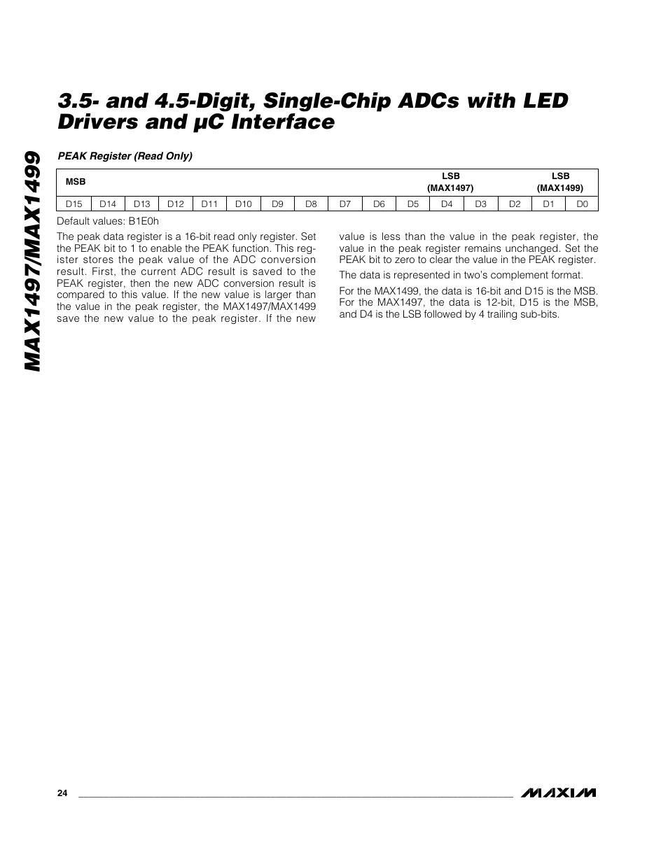 Rainbow Electronics MAX1499 User Manual | Page 24 / 33