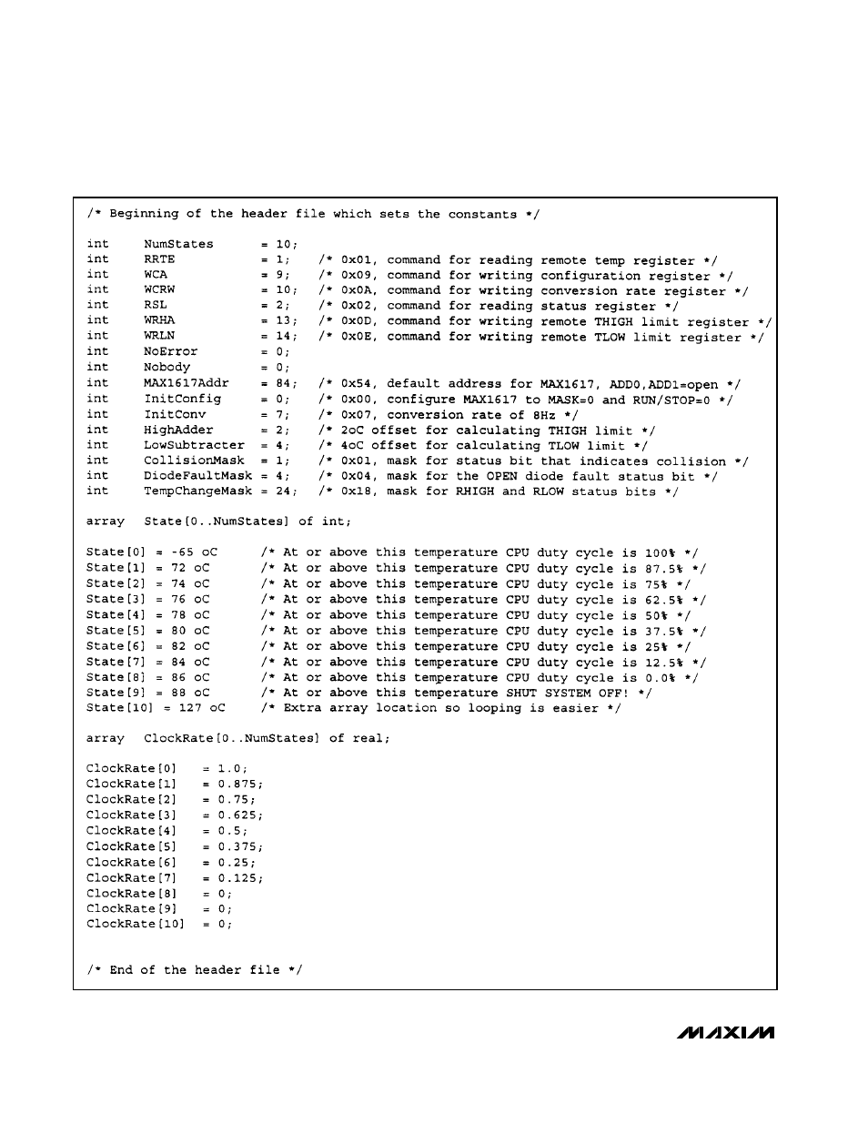 Rainbow Electronics MAX1617A User Manual | Page 16 / 18