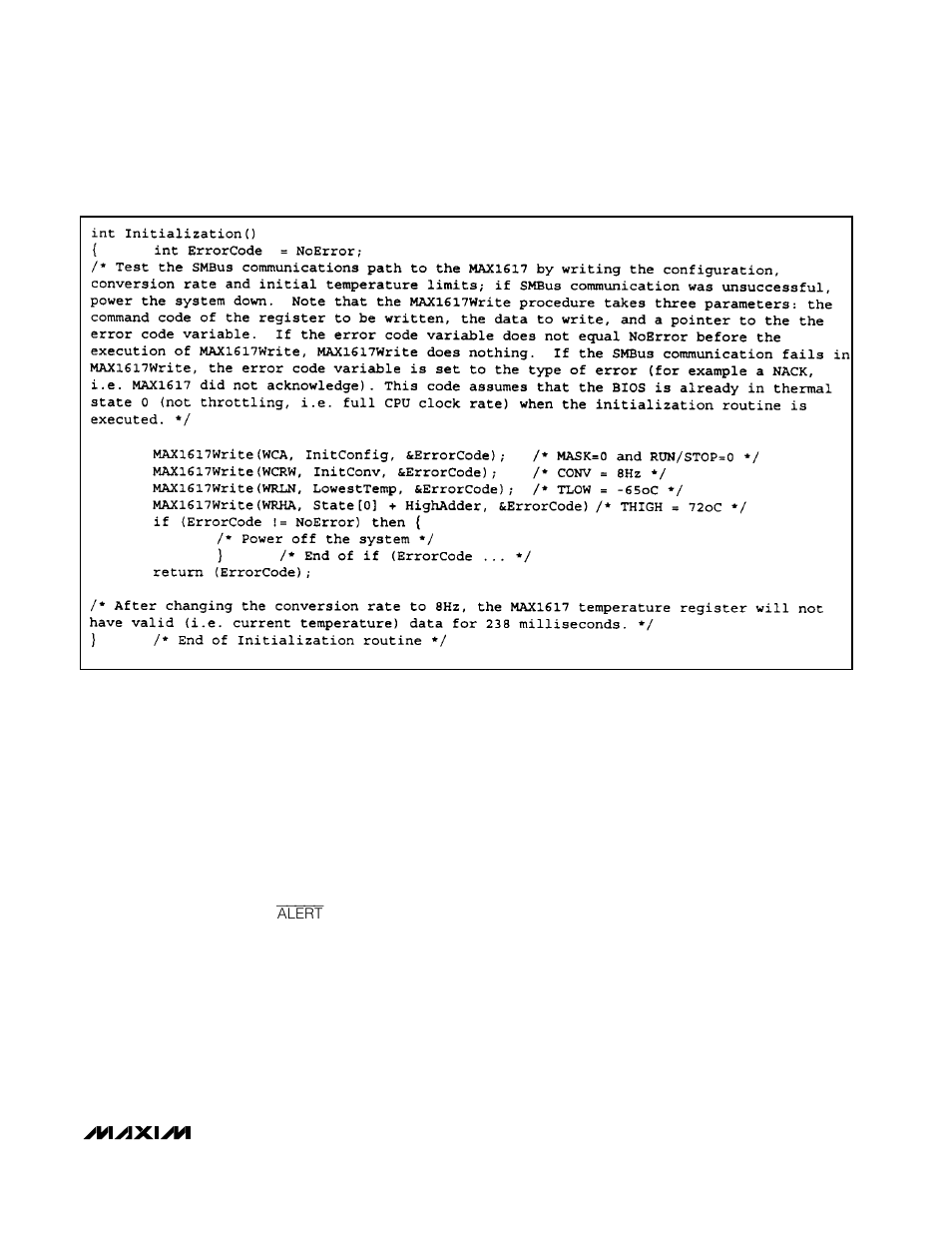 Rainbow Electronics MAX1617A User Manual | Page 17 / 18