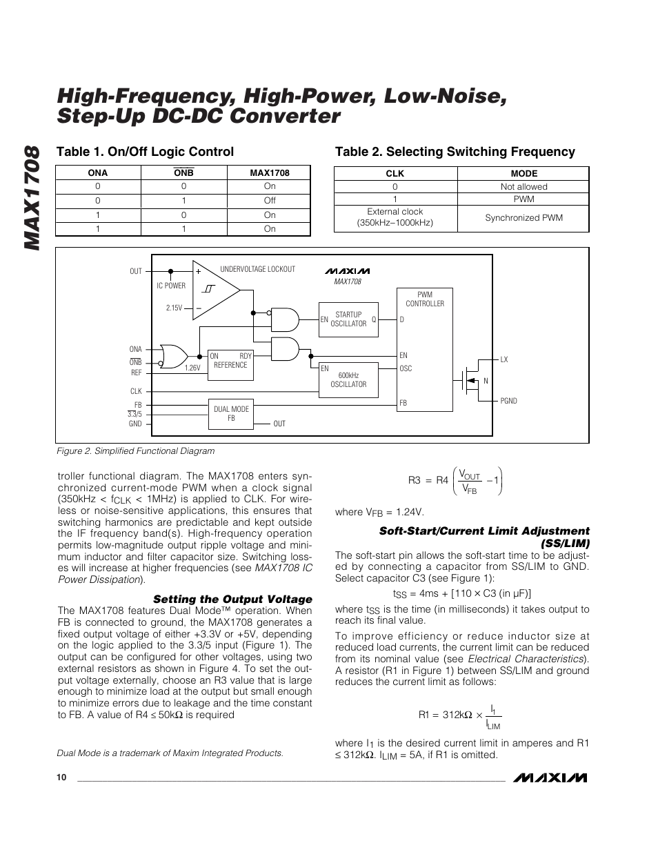 Rainbow Electronics MAX1708 User Manual | Page 10 / 13