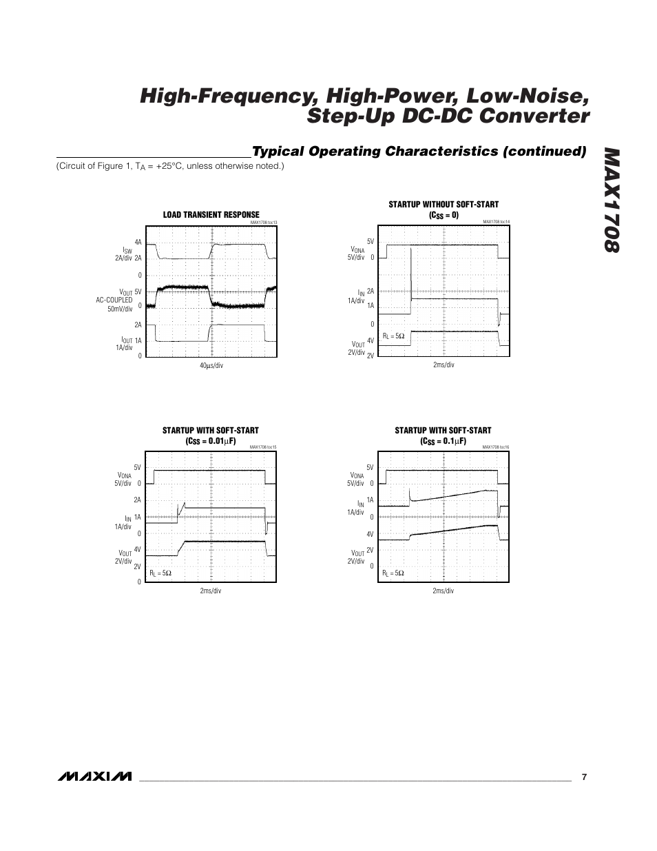 Typical operating characteristics (continued) | Rainbow Electronics MAX1708 User Manual | Page 7 / 13