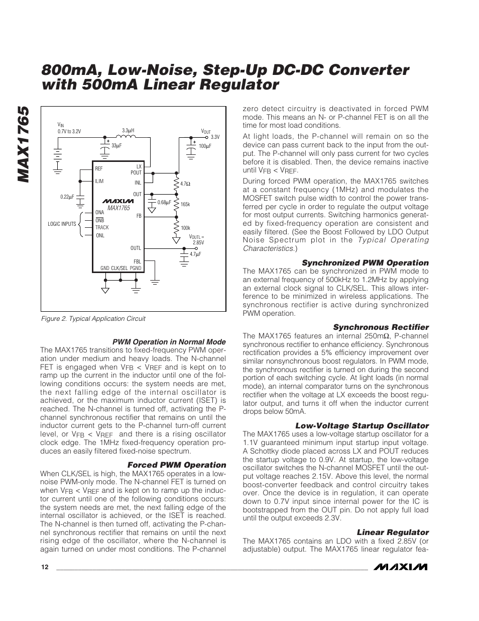 Max1765 | Rainbow Electronics MAX1765 User Manual | Page 12 / 19