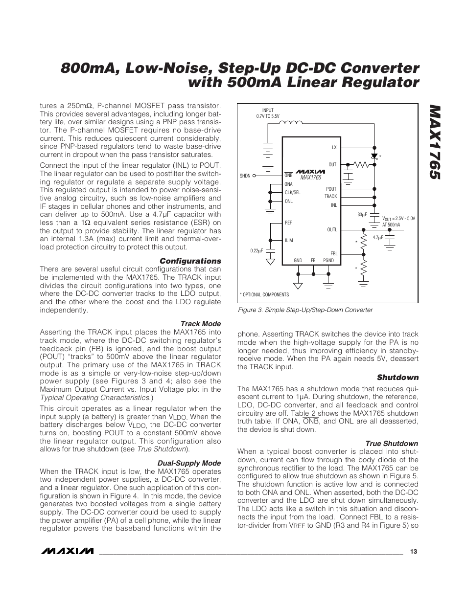Rainbow Electronics MAX1765 User Manual | Page 13 / 19