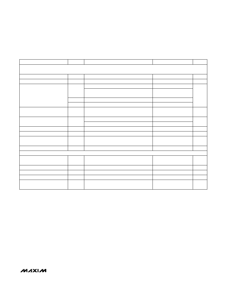 Ac electrical characteristics | Rainbow Electronics MAX1002 User Manual | Page 3 / 12