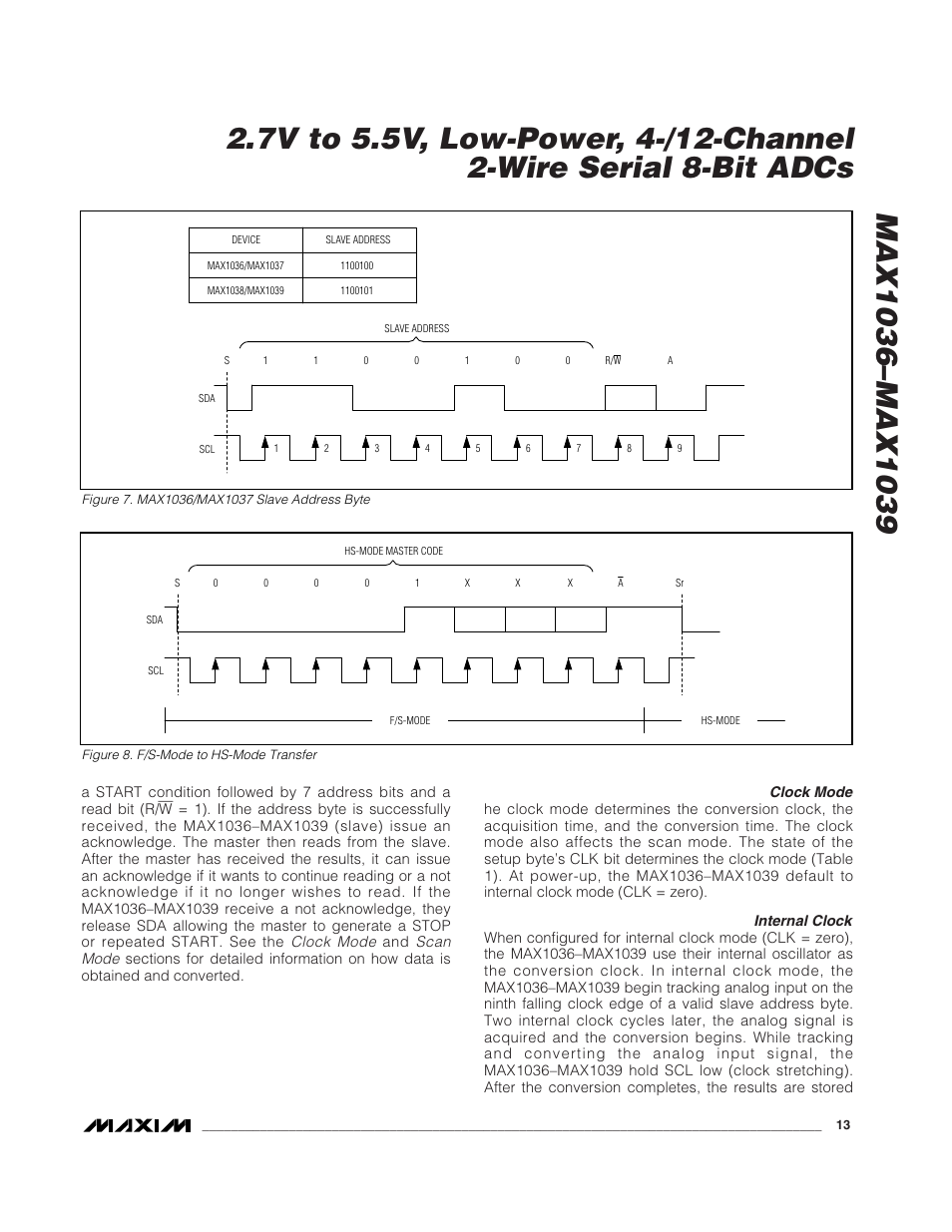 Rainbow Electronics MAX1039 User Manual | Page 13 / 22