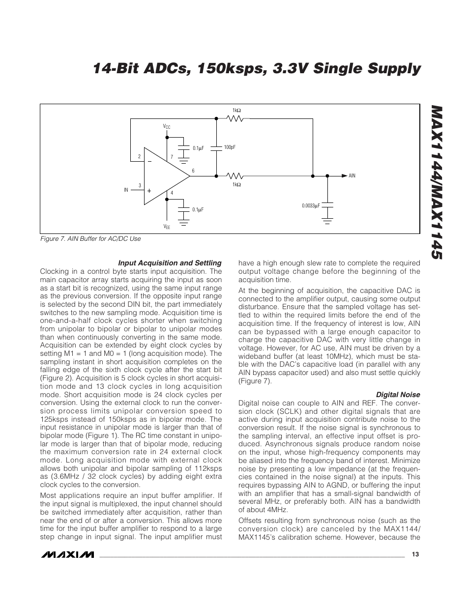 Rainbow Electronics MAX1145 User Manual | Page 13 / 18