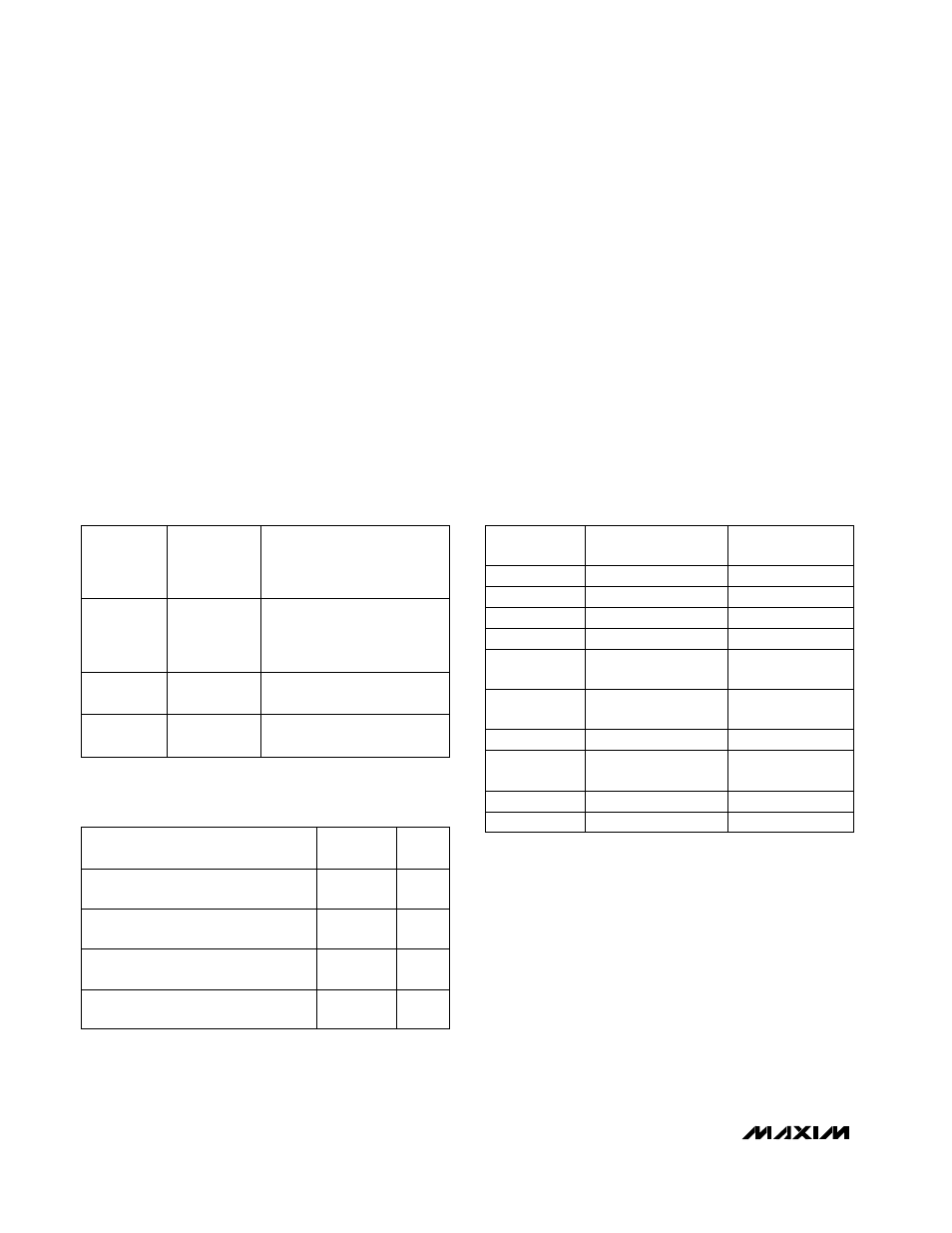 Table 2. suggested capacitors | Rainbow Electronics MAX1692 User Manual | Page 10 / 12