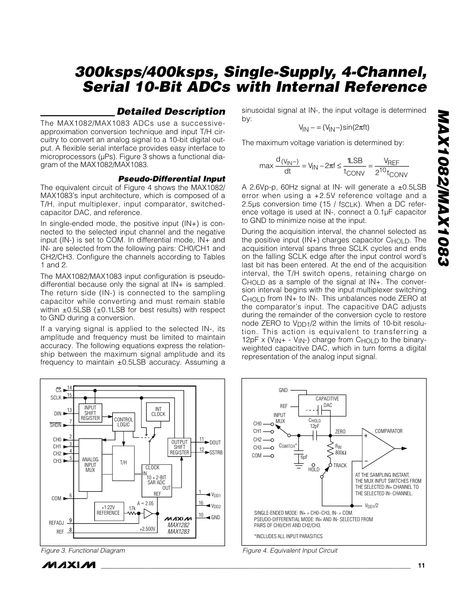 Detailed description | Rainbow Electronics MAX1083 User Manual | Page 11 / 24