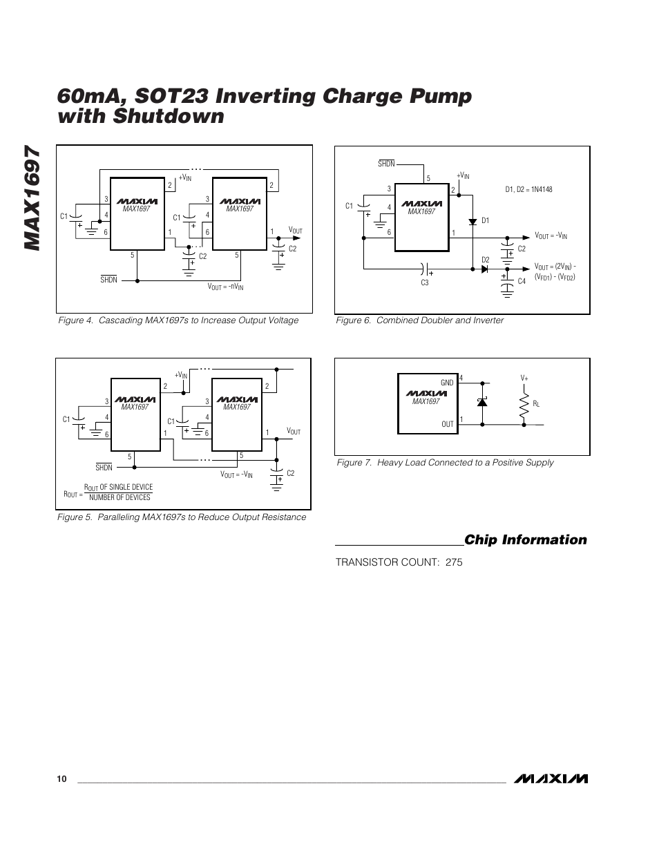 Chip information | Rainbow Electronics MAX1697 User Manual | Page 10 / 11