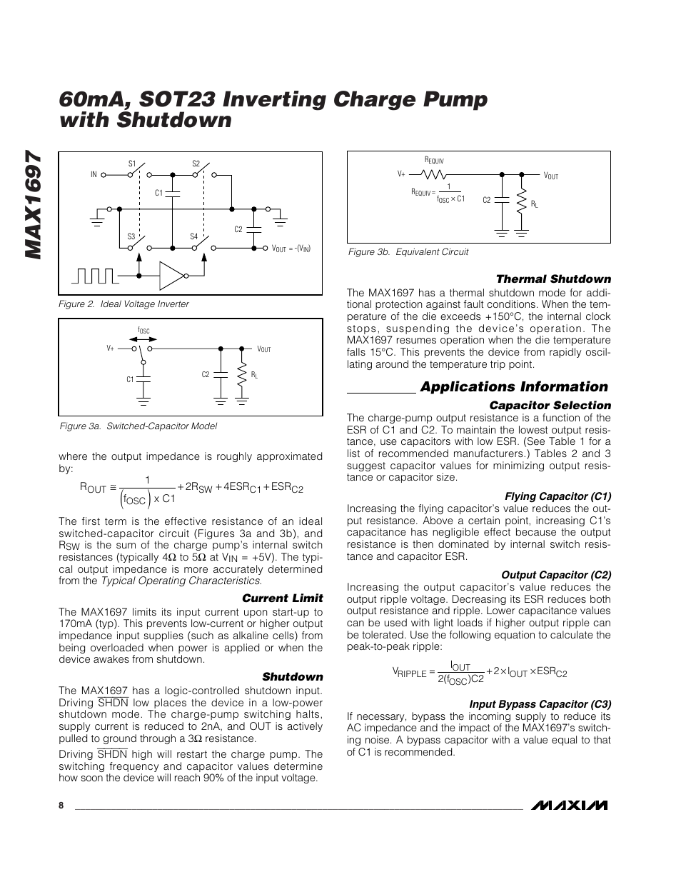 Applications information | Rainbow Electronics MAX1697 User Manual | Page 8 / 11
