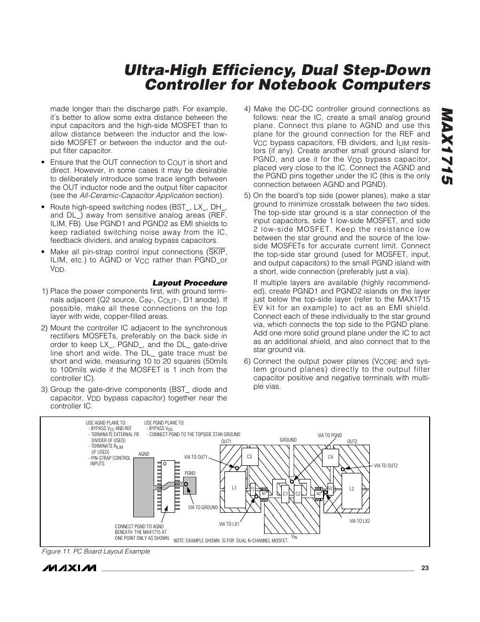 Rainbow Electronics MAX1715 User Manual | Page 23 / 25