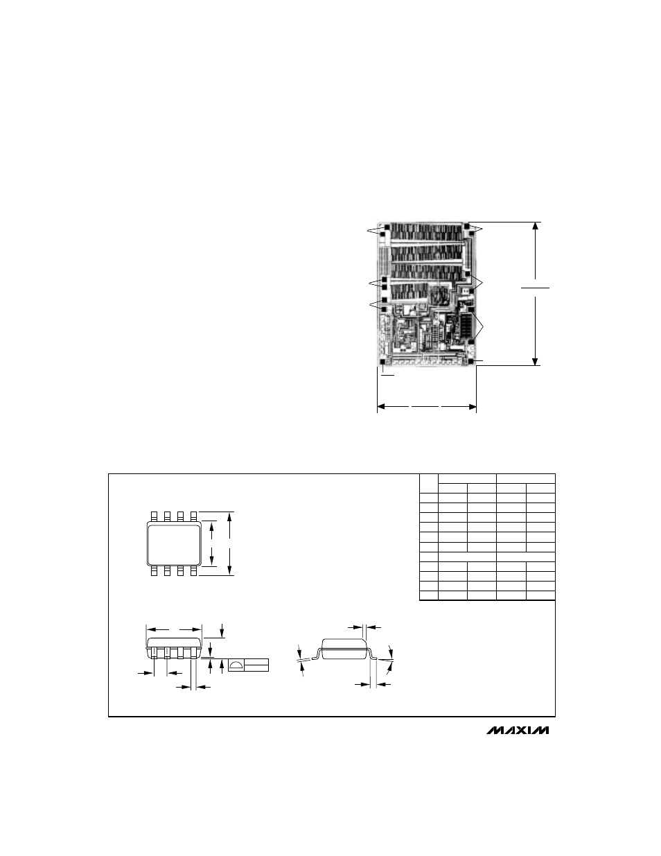 Pin plastic small-outline package | Rainbow Electronics MAX853 User Manual | Page 8 / 8