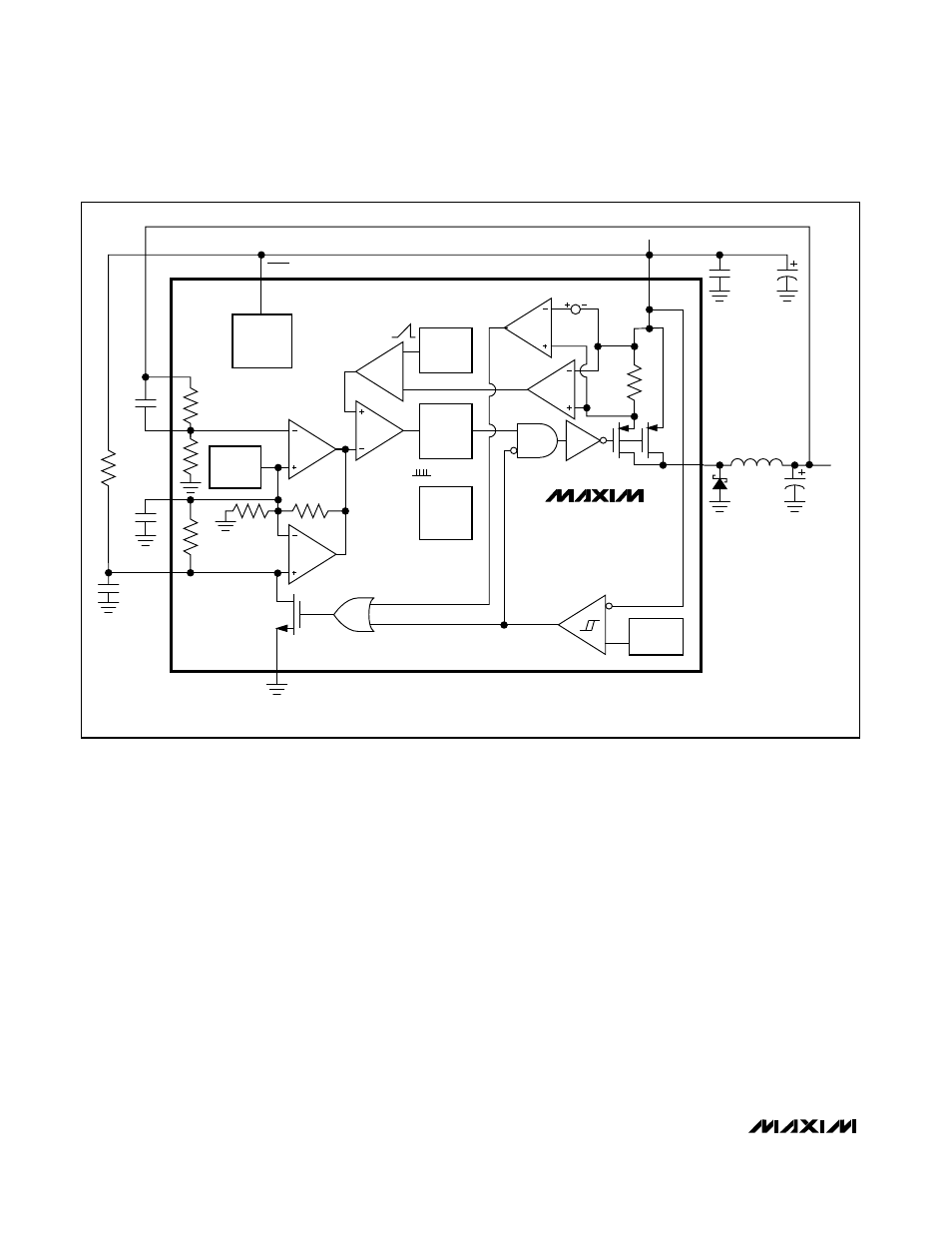 5v, step-down, current-mode pwm dc-dc converters, Output filter capacitor selection, Other components | Rainbow Electronics MAX744A User Manual | Page 10 / 16