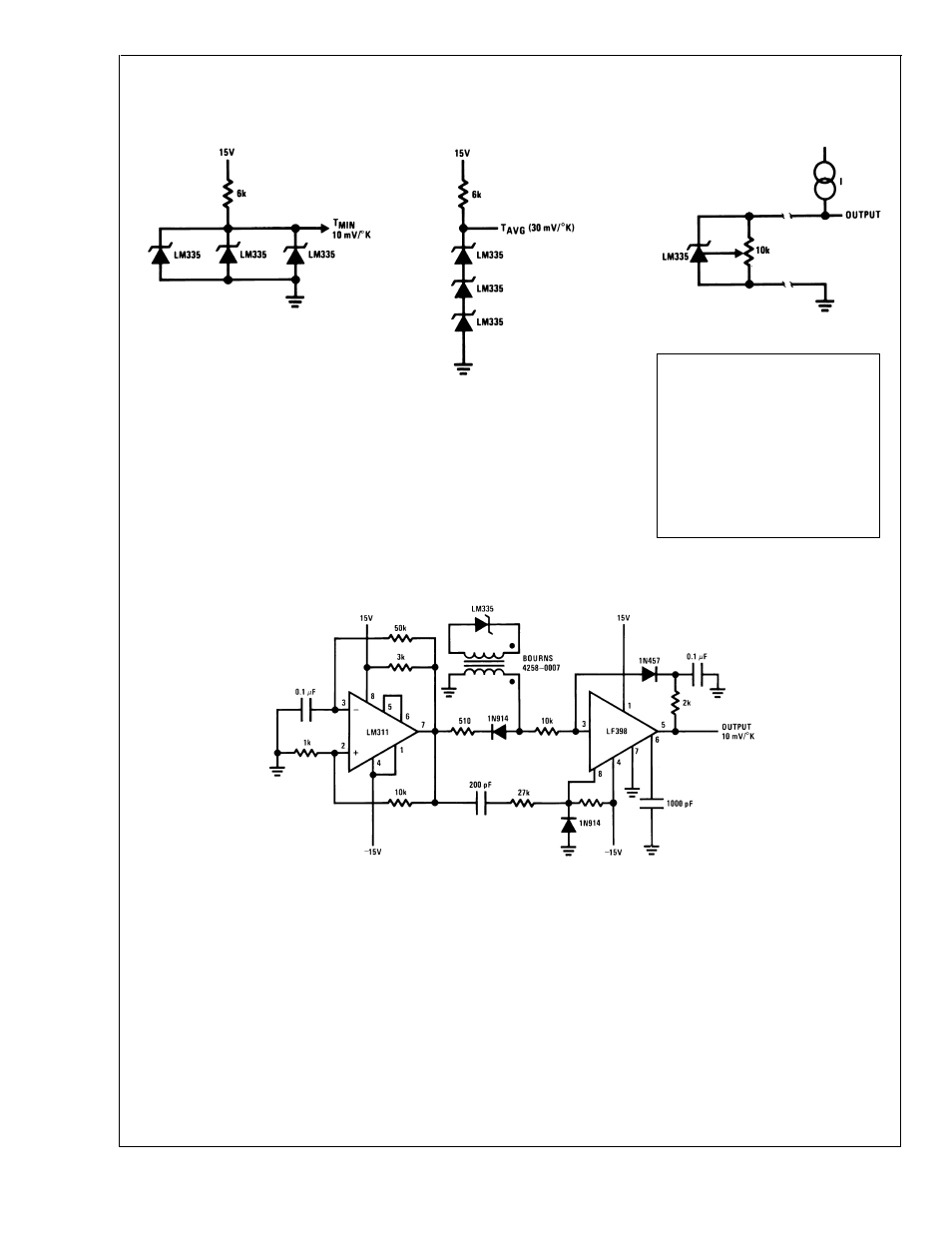 Typical applications | Rainbow Electronics LM335A User Manual | Page 6 / 14