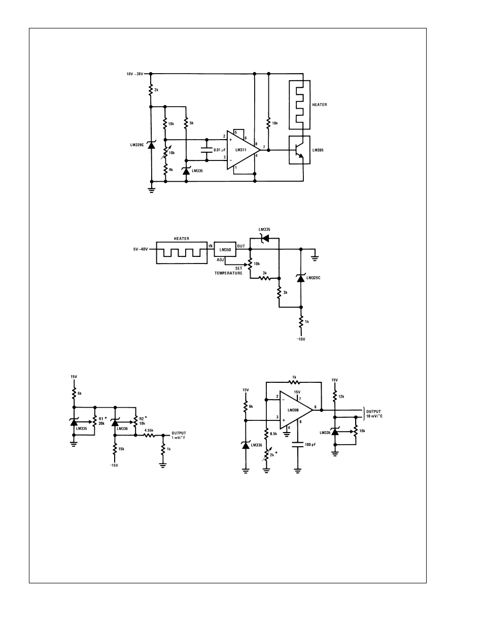 Typical applications | Rainbow Electronics LM335A User Manual | Page 7 / 14