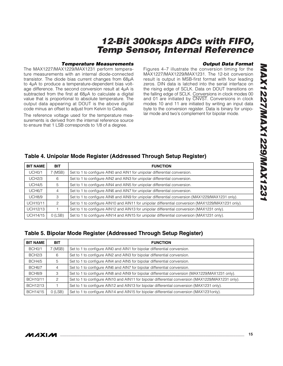 Rainbow Electronics MAX1231 User Manual | Page 15 / 24