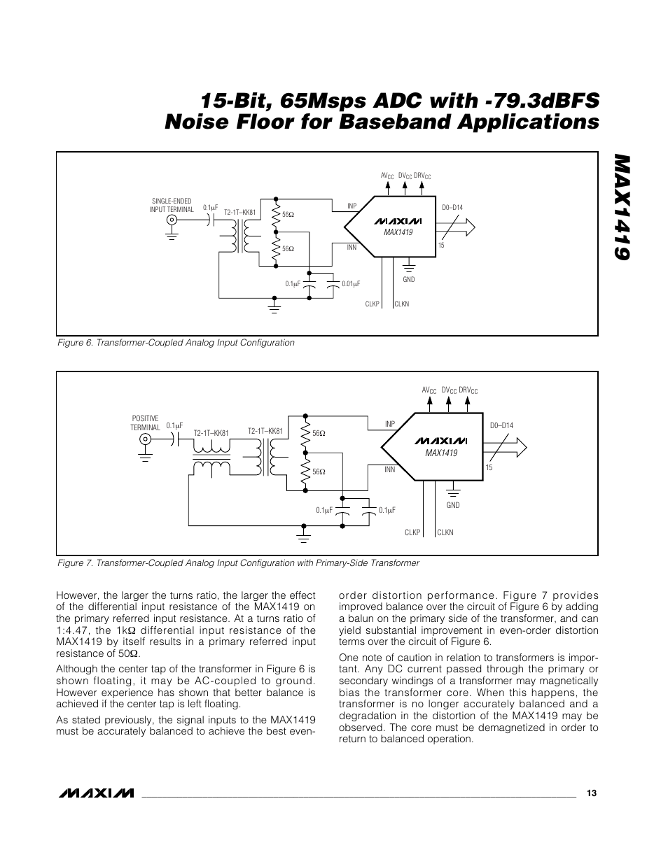 Rainbow Electronics MAX1419 User Manual | Page 13 / 18