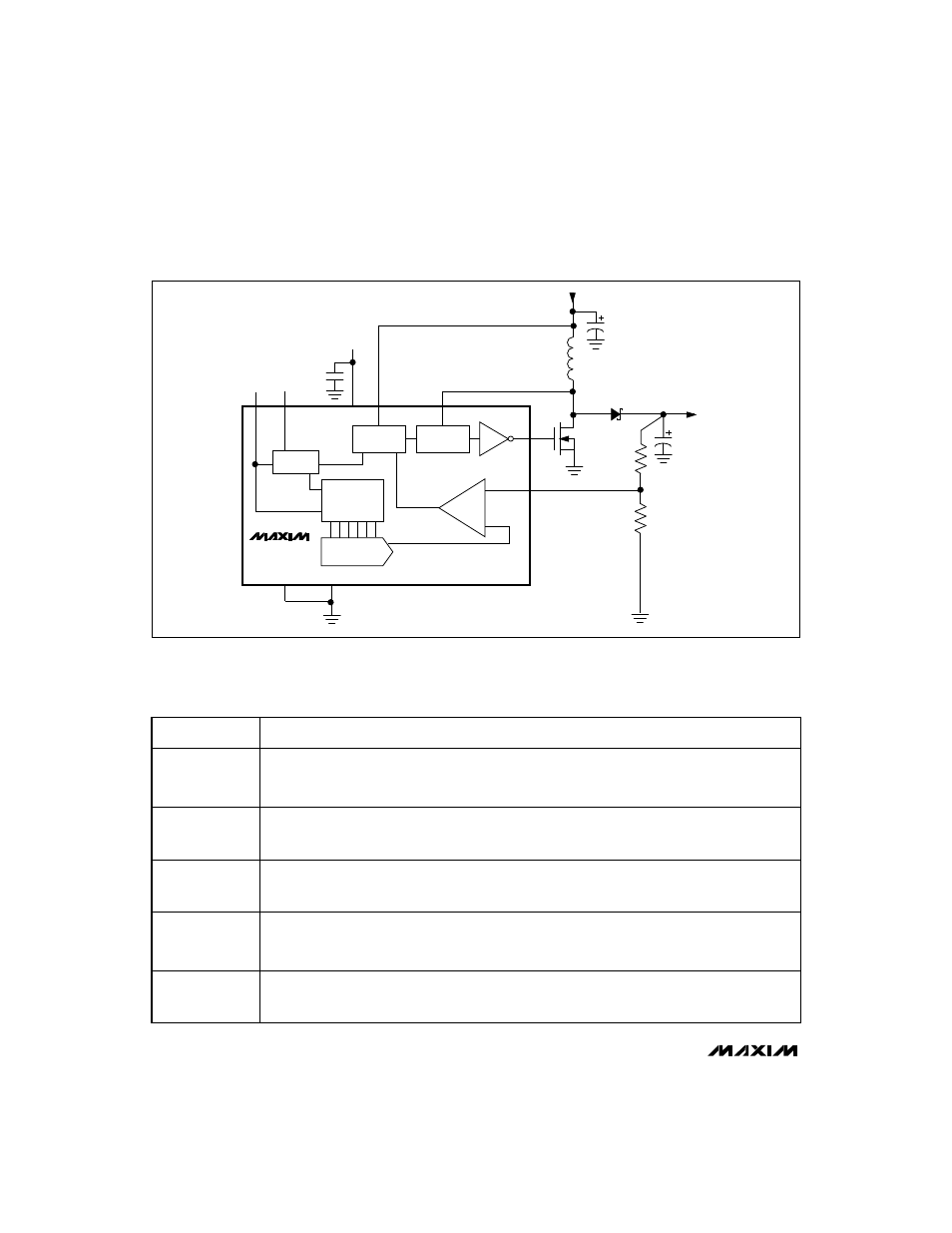 Table 1. ccfl circuit component descriptions | Rainbow Electronics MAX754 User Manual | Page 8 / 16