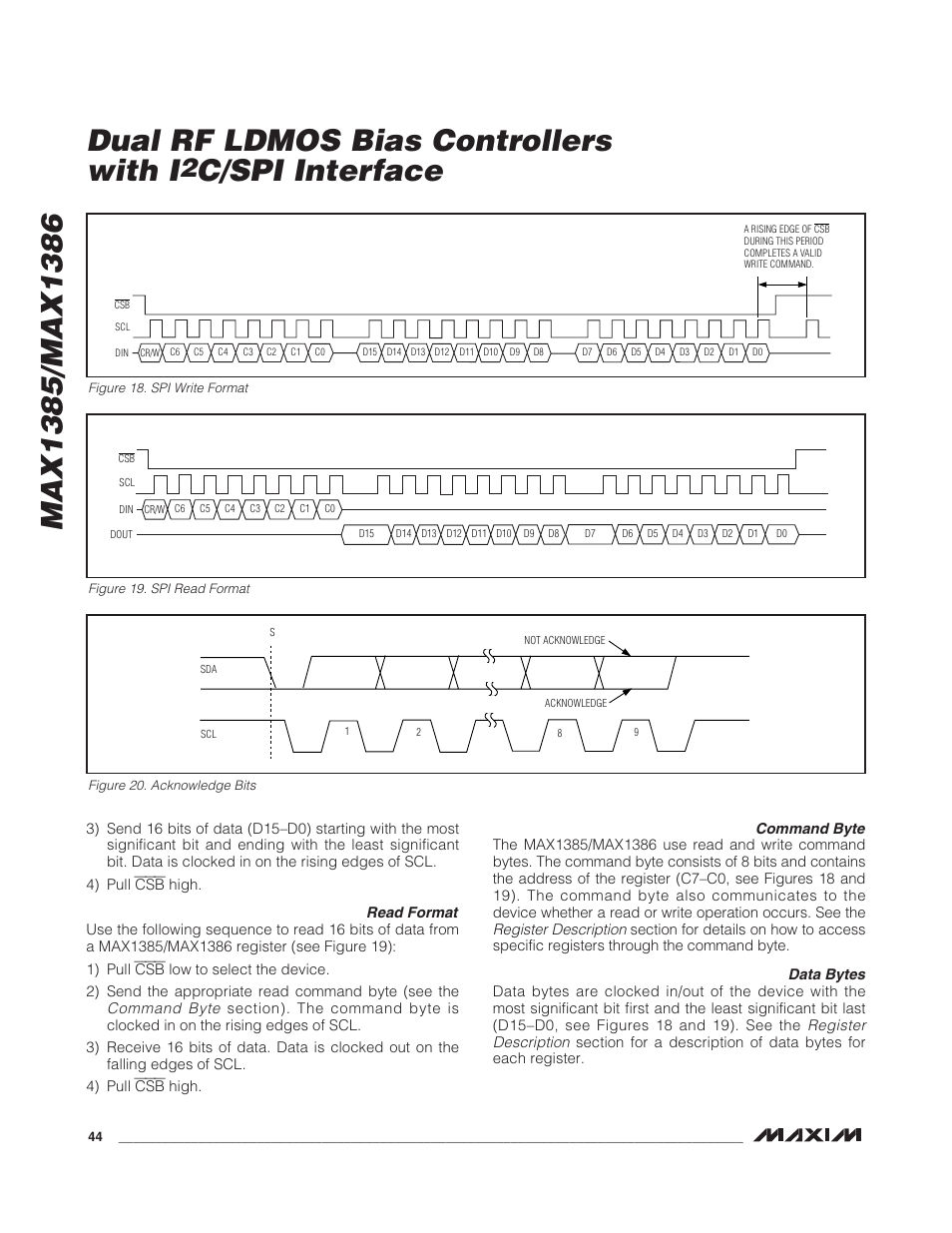 C/spi interface | Rainbow Electronics MAX1386 User Manual | Page 44 / 52
