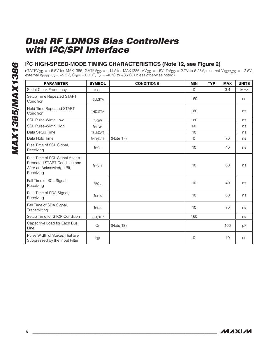 C/spi interface | Rainbow Electronics MAX1386 User Manual | Page 8 / 52