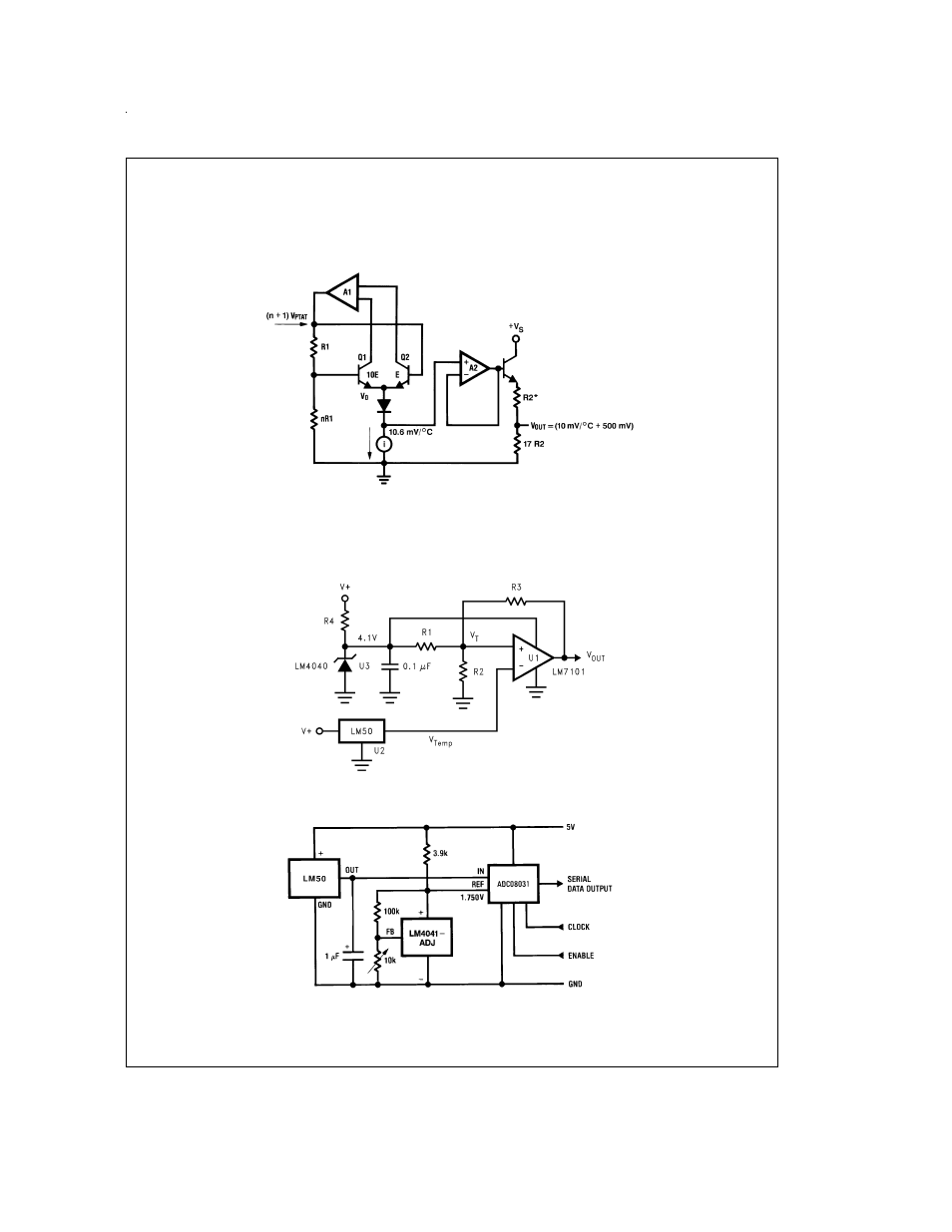 0 capacitive loads, 0 typical applications | Rainbow Electronics LM50 User Manual | Page 5 / 7