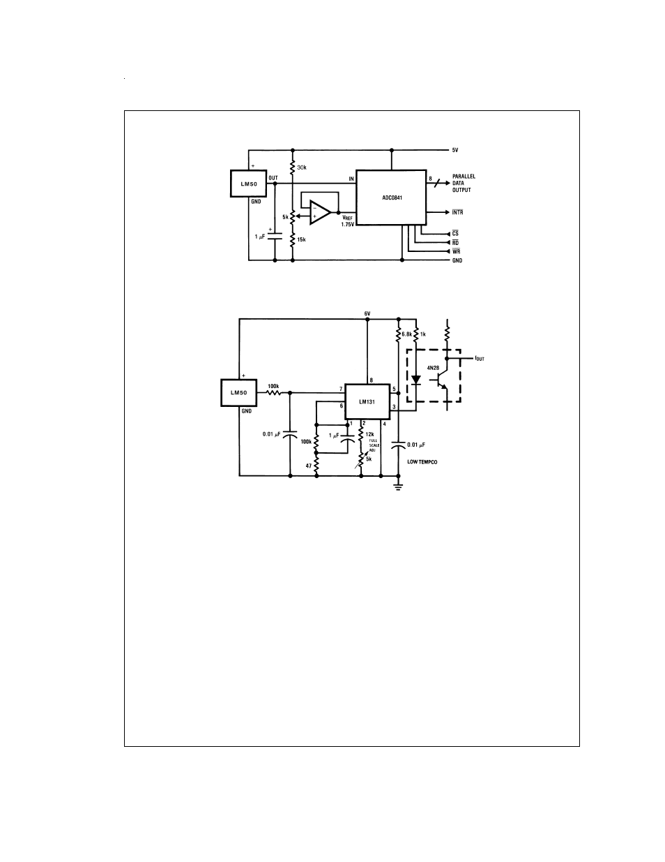 0 typical applications | Rainbow Electronics LM50 User Manual | Page 6 / 7